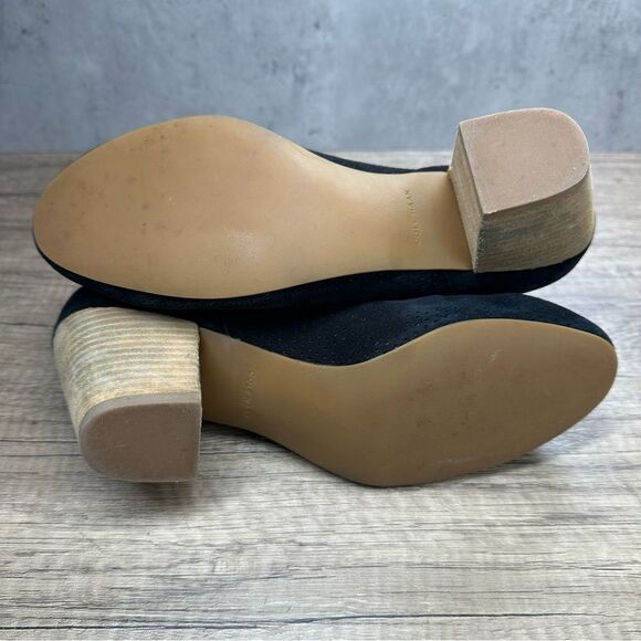 Cole Haan~Women’s~”Ferd” Black SuedePerforated Heeled Bootie~Size 9 - Picture 9 of 10